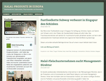 Tablet Screenshot of halal-produkte.eu
